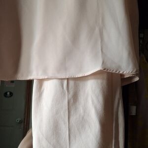 Light pink/cream, pant-suit, Alfani brand, size 4 pants, top is XS